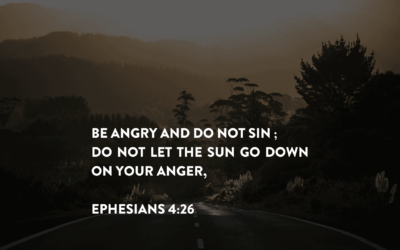 Be Angry, and Do Not Sin