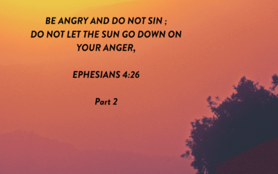 Be Angry, and Do Not Sin: Part 2- Fighting Fair
