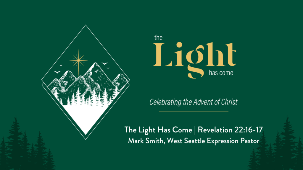 The light has come advent title slide